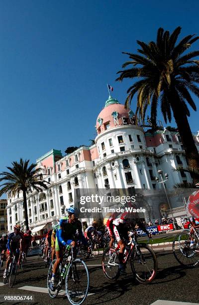 Paris - Nice 2003, Illustration, Illustratie, Peleton, Peloton, Promenade Des Anglais, Hotel Negresco, Stage 7, Etape 7, Rit 7, Nice - Nice ,