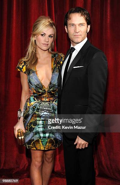 Anna Paquin and Stephen Moyer arrives to the TNT/TBS broadcast of the 16th Annual Screen Actors Guild Awards held at the Shrine Auditorium on January...