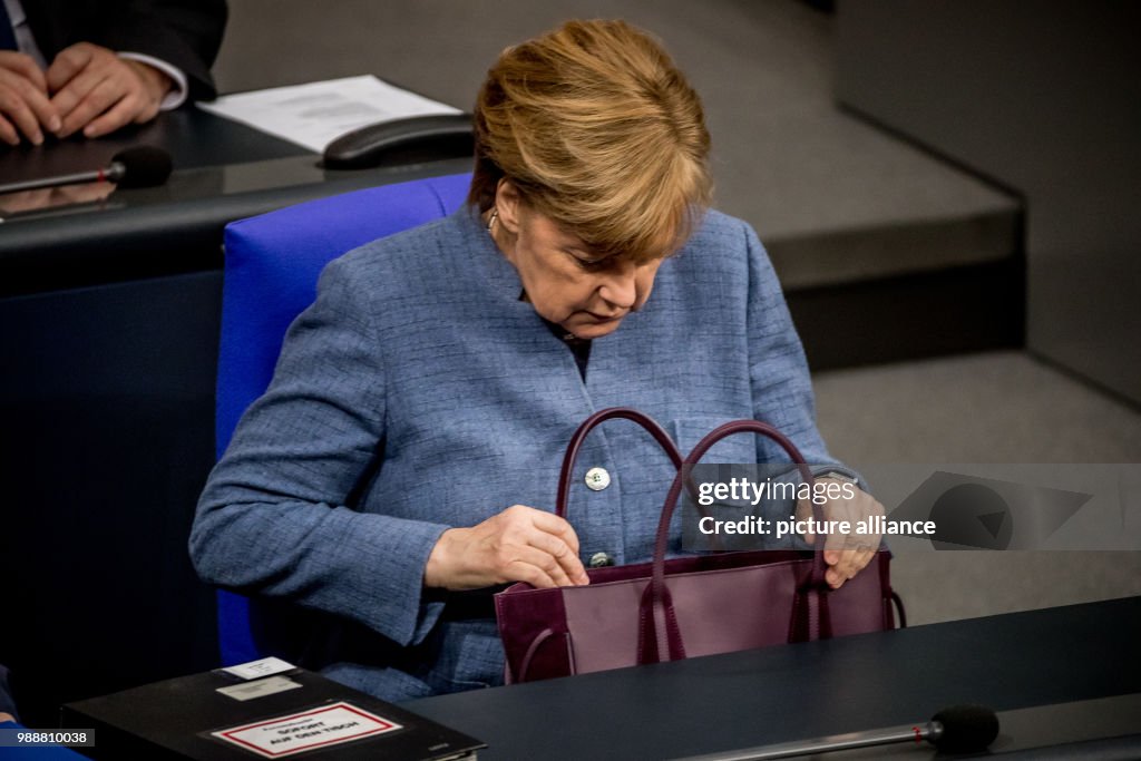 Parliament session in Germany