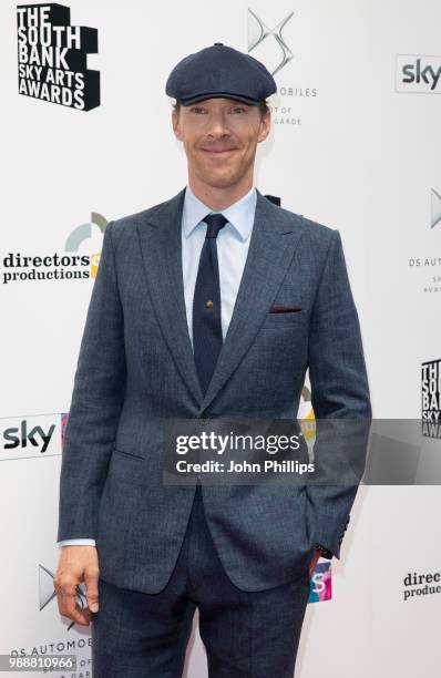 Benedict Cumberbatch attends The Southbank Sky Arts Awards 2018 at The Savoy Hotel on July 1, 2018 in London, England.