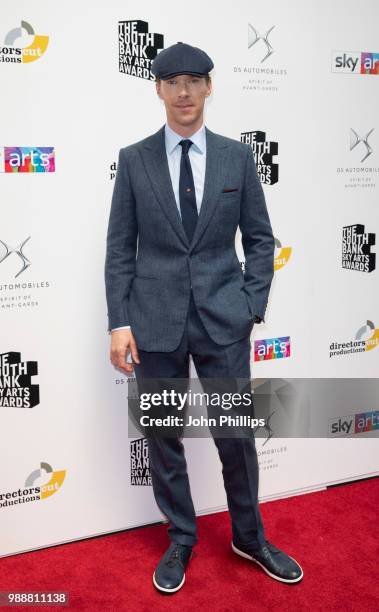 Benedict Cumberbatch attends The Southbank Sky Arts Awards 2018 at The Savoy Hotel on July 1, 2018 in London, England.