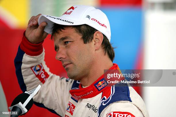 Sebastien Loeb of France in the Service Park during the Shakedown of the WRC Rally of New Zealand on May 6, 2010 in Auckland, New Zealand.