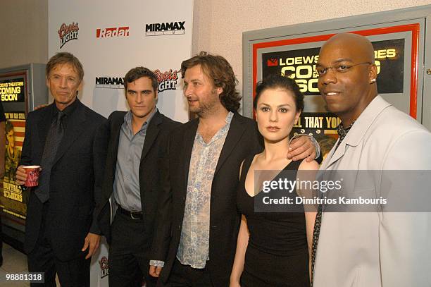 Scott Glenn, Phoenix Phoenix, director Gregor Jordan, Anna Paquin and Shiek Mahmud-Bey