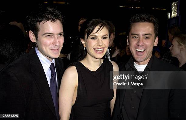 Dan Harris, Anna Paquin and Michael Dougherty