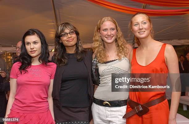 Anna Paquin, Rosario Dawson, Audrey Lindvall and Maggie Rizer