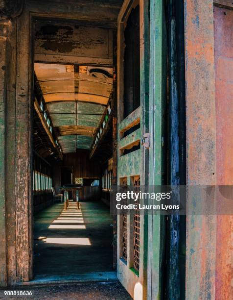 rusted train car - colonnade residences stock pictures, royalty-free photos & images