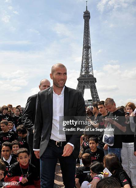 Zinedine Zidane attends "Le Prix Ambassadeur ELA" at Musee du Quai Branly on May 6, 2010 in Paris, France.