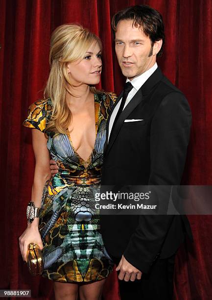 Anna Paquin and Stephen Moyer arrives to the TNT/TBS broadcast of the 16th Annual Screen Actors Guild Awards held at the Shrine Auditorium on January...