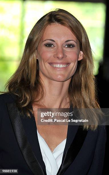 Sophie Thalmann attends "Le Prix Ambassadeur ELA" at Musee du Quai Branly on May 6, 2010 in Paris, France.