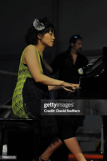 Hiromi performs on day five of New Orleans Jazz & Heritage Festival on April 30, 2010 in New Orleans, Louisiana.