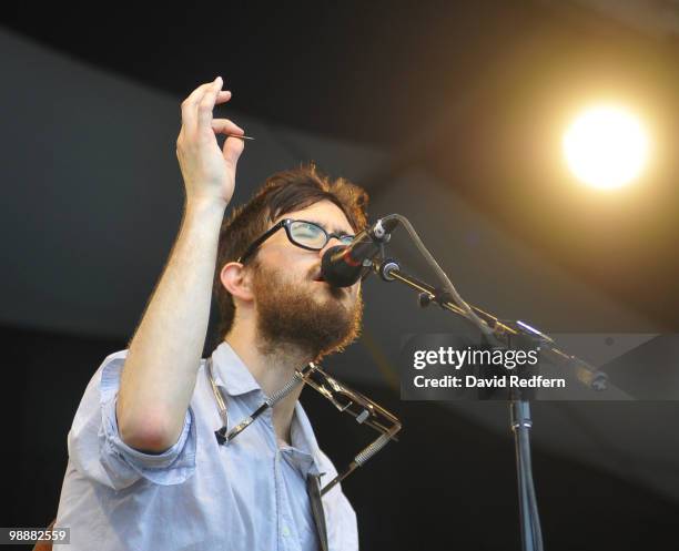 Elvis Perkins performs on day five of New Orleans Jazz & Heritage Festival on April 30, 2010 in New Orleans, Louisiana.