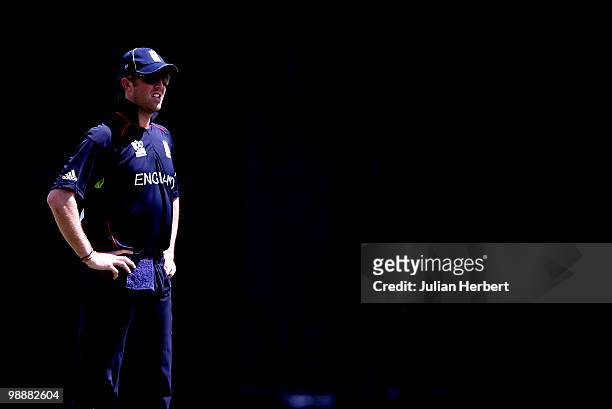 Graeme Swann of England stands in the field during The ICC World Twenty20 Super Eight match between Pakistan and England played at The Kensington...