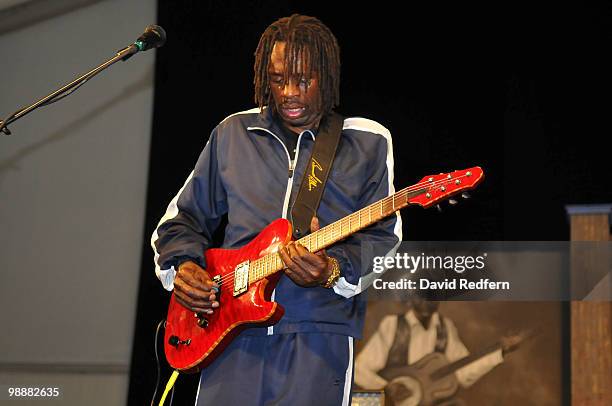 Bernard Alison performs on day four of New Orleans Jazz & Heritage Festival on April 29, 2010 in New Orleans, Louisiana.