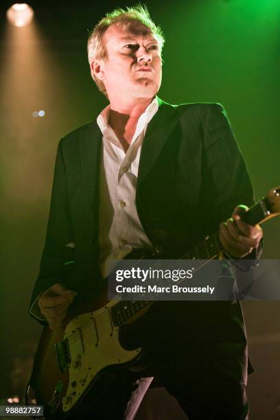 Andy Gill of Gang Of Four perform at the Electric Ballroom during day two of The Camden Crawl on May 2, 2010 in London, England.