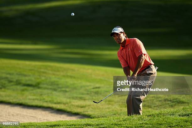 Stephen Ames of Canada chips to the 11th green during the first round of THE PLAYERS Championship held at THE PLAYERS Stadium course at TPC Sawgrass...