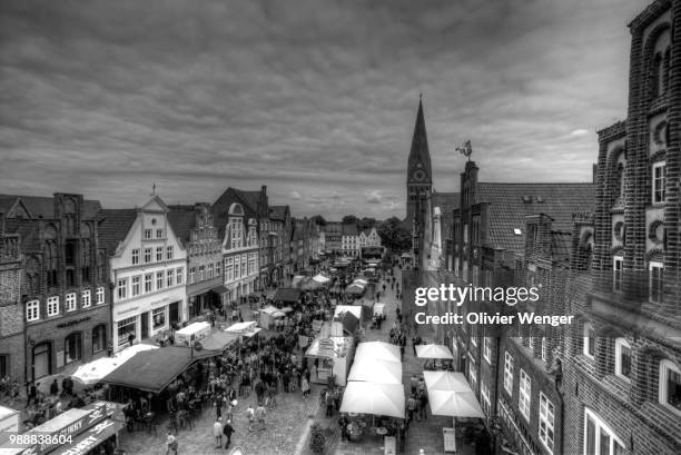 stadtfest am sande - wenger out stockfoto's en -beelden