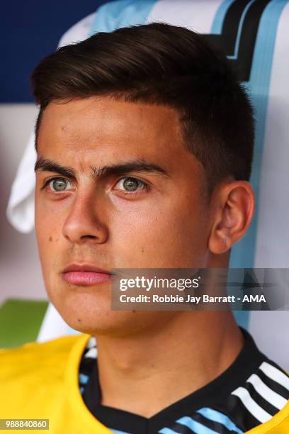 Paulo Dybala of Argentina during the 2018 FIFA World Cup Russia Round of 16 match between France and Argentina at Kazan Arena on June 30, 2018 in...