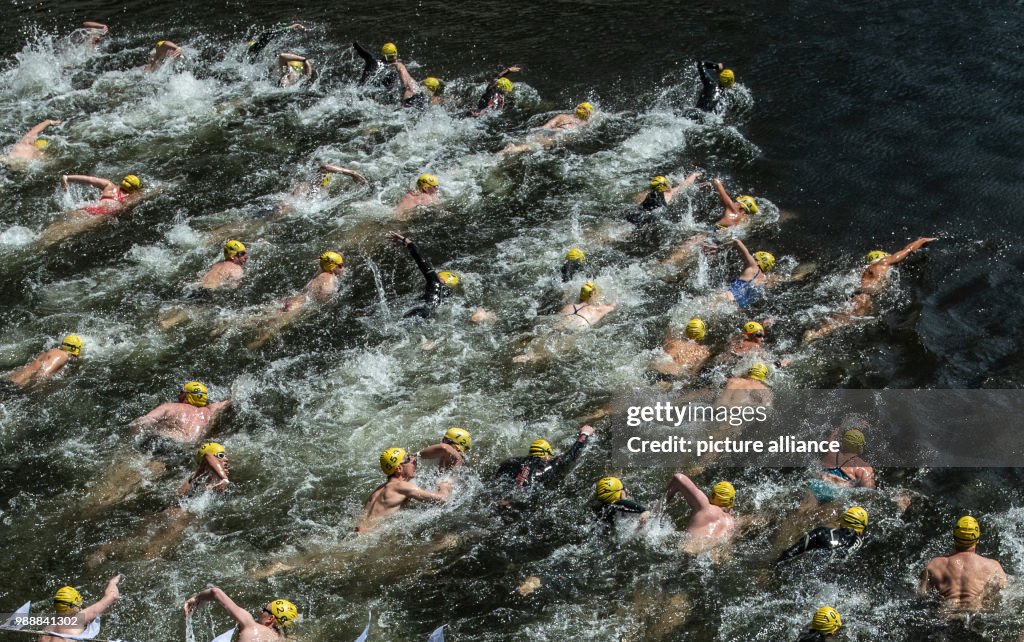 Berlin's River Swimming Contest