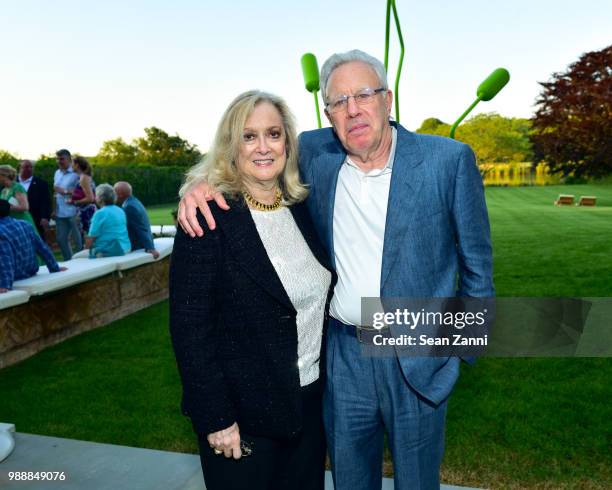 Barbara Solomon and Richard Solomon attend Jean And Martin Shafiroff Host Cocktails For Stony Brook Southampton Hospital on June 30, 2018 in...