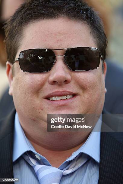 Chaz Bono arrives to the Santa Monica Courthouse to formally ask a judge to change his name and gender following his 2009 sex change surgery, on May...