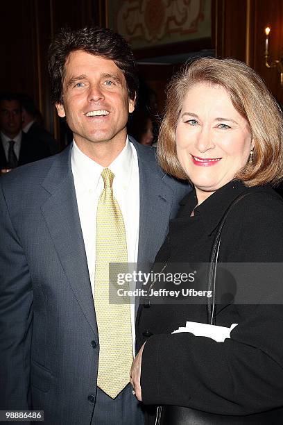 Mark Shriver and Holly Atkinson attend the 32nd Annual Outstanding Mother Awards at The Pierre Hotel on May 6, 2010 in New York City.