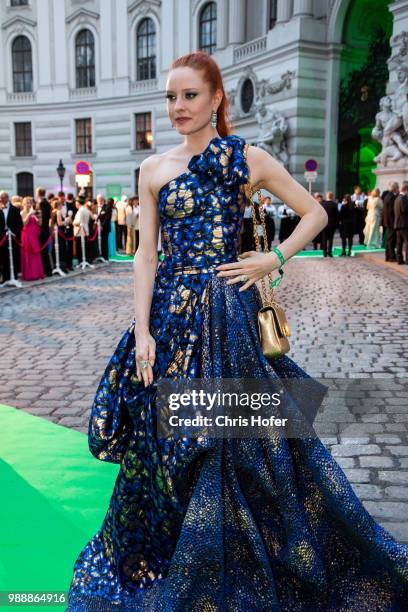 Barbara Meier during the Fete Imperiale 2018 on June 29, 2018 in Vienna, Austria.