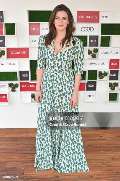 Aisling Bea attends the Audi Polo Challenge at Coworth Park Polo Club on July 1, 2018 in Ascot, England.