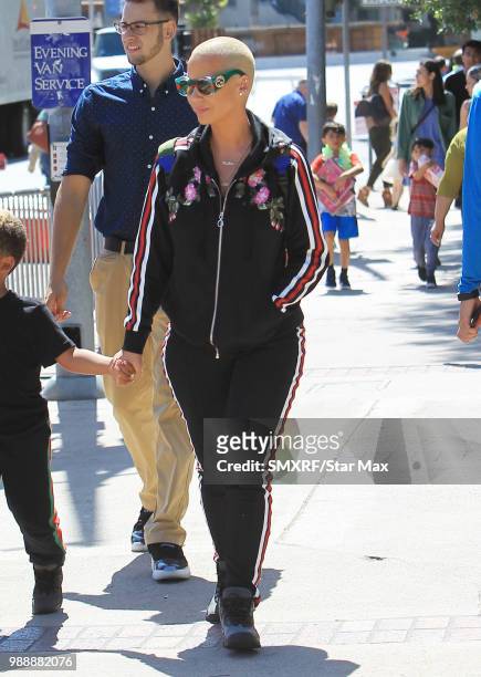 Amber Rose is seen on June 30, 2018 in Los Angeles, CA.