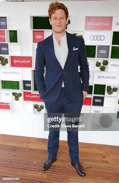 James Norton attends the Audi Polo Challenge at Coworth Park Polo Club on July 1, 2018 in Ascot, England.