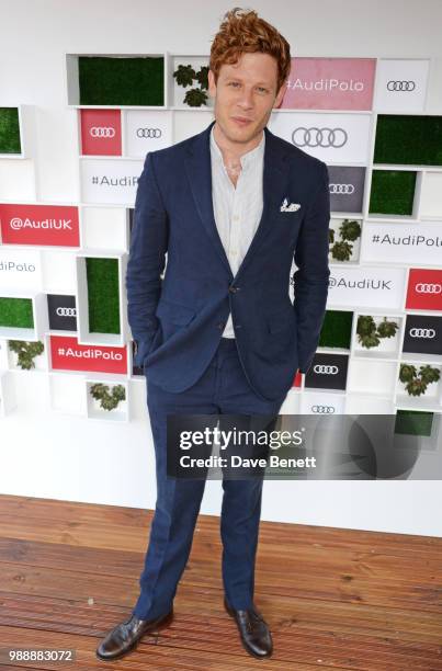 James Norton attends the Audi Polo Challenge at Coworth Park Polo Club on July 1, 2018 in Ascot, England.