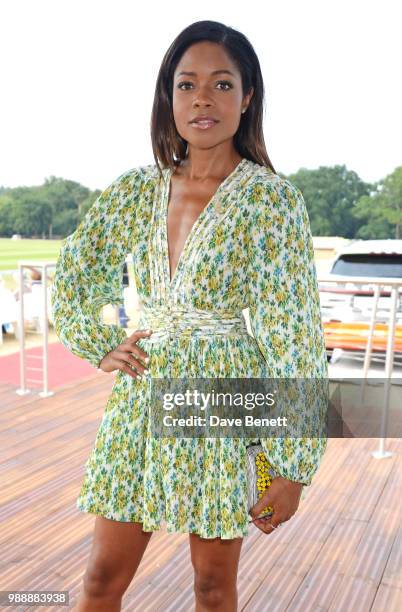 Naomie Harris attends the Audi Polo Challenge at Coworth Park Polo Club on July 1, 2018 in Ascot, England.