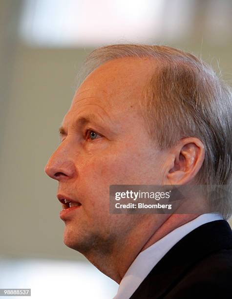 Robert Dudley, executive vice president of the Americas and Asia for BP Plc, speaks at a Chief Executives' Club of Boston luncheon in Boston,...