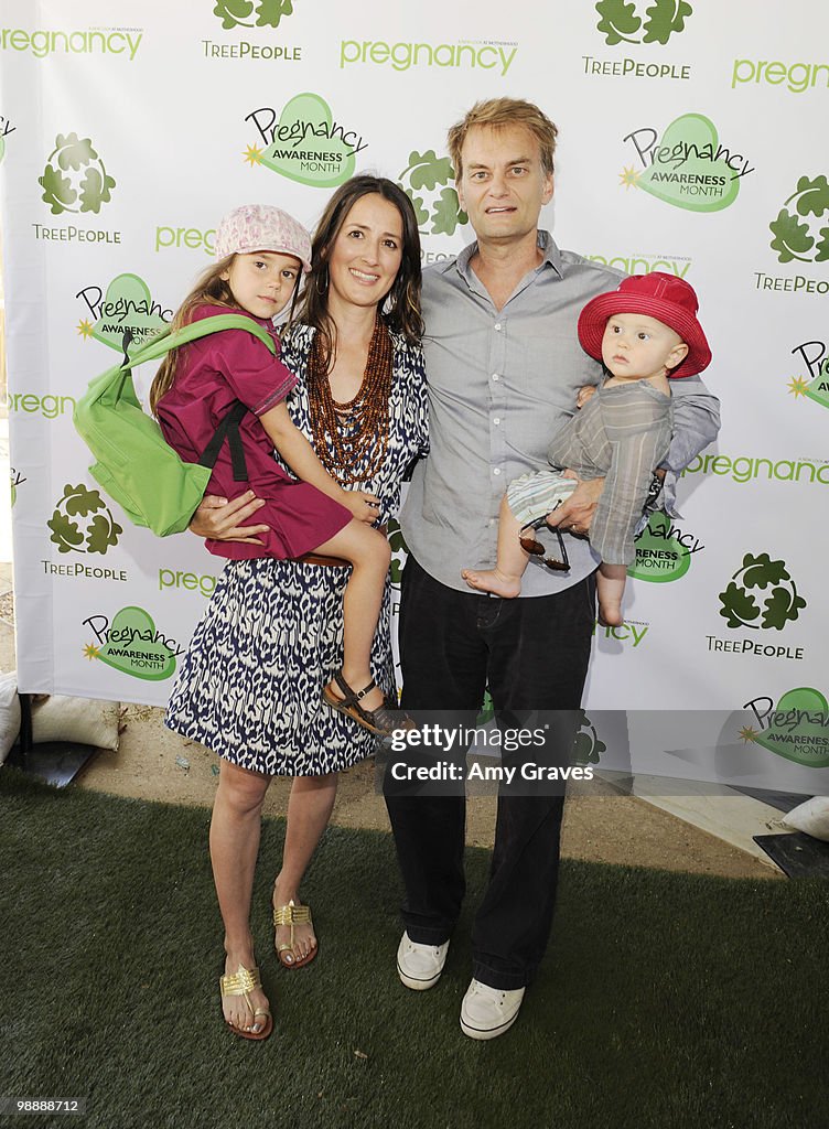 Anna Getty's Pregnancy Awareness Month Kick Off At TreePeople