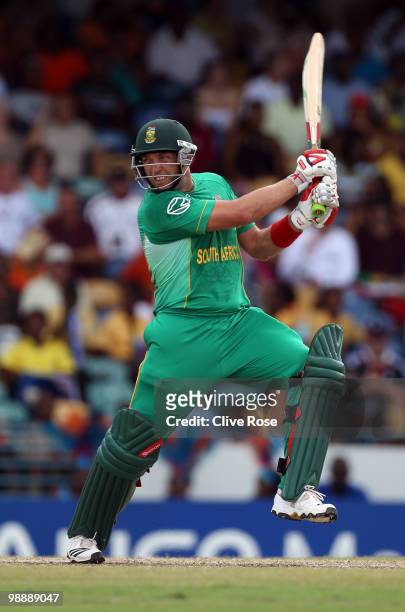 Jacques Kallis of South Africa in action during The ICC World Twenty20 Super Eight match between South Africa and New Zealand played at The...