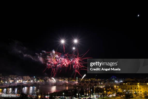 noche de san juan en badajoz - noche stock pictures, royalty-free photos & images