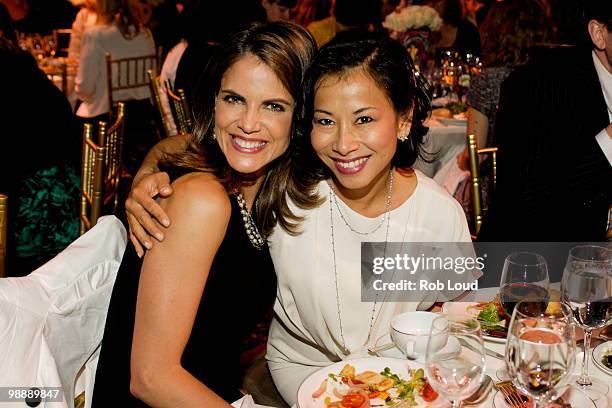 Television personalities Natalie Morales and Ann Curry attend the 9th Annual Women Who Care luncheon benefiting United Cerebral Palsy of New York...