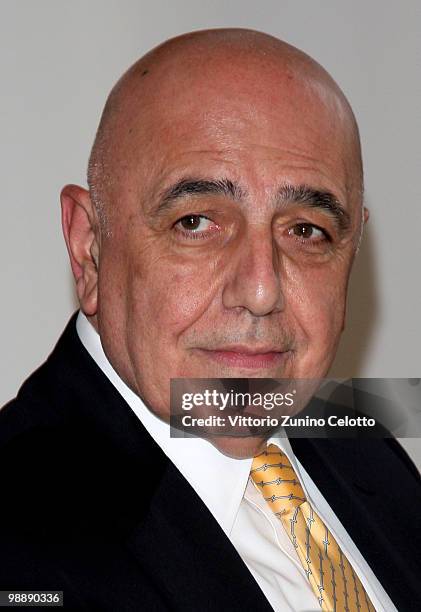 Milan Managing Director Adriano Galliani attends the 300 Gol Book Launch held at Mondadori Multicenter on May 6, 2010 in Milan, Italy.