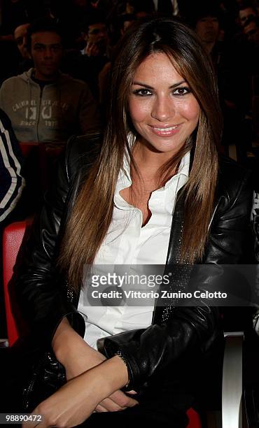 Alessia Ventura attends the 300 Gol Book Launch held at Mondadori Multicenter on May 6, 2010 in Milan, Italy.