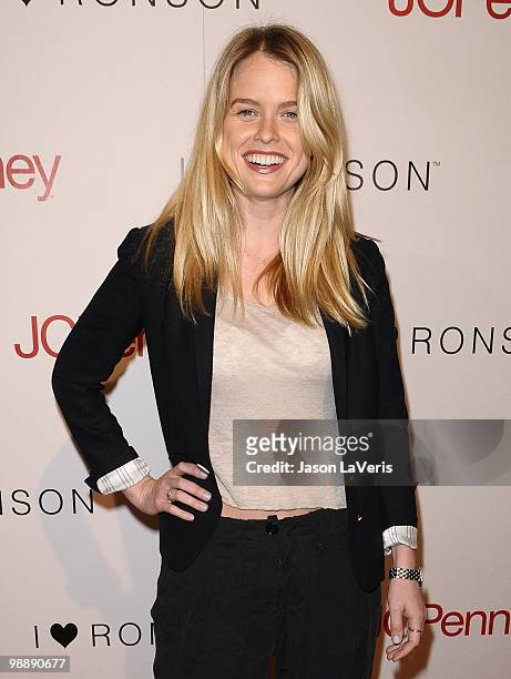 Actress Alice Eve attends the Charlotte Ronson and JCPenney spring cocktail jam at Milk Studios on May 4, 2010 in Hollywood, California.
