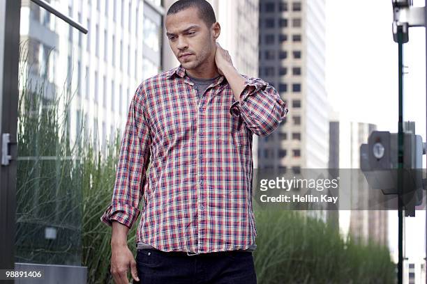 Actor Jesse Williams poses for a portrait session on January 9 Los Angeles, CA.