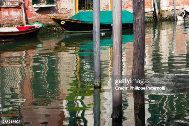 venise, reflets - venise imagens e fotografias de stock