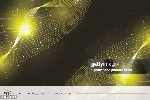 polygonal geometric networking connection concept background - sharing load stock illustrations