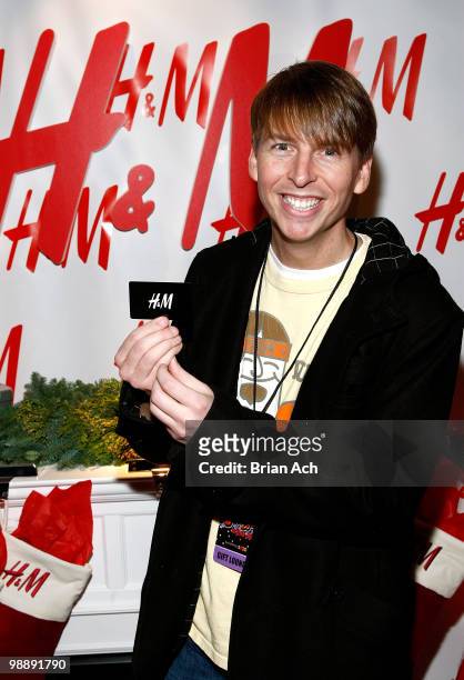 Actor/comedian Jack McBrayer attends Z100's Jingle Ball 2008 Artist Gift Lounge By On 3 Productions at Madison Square Garden on December 12, 2008 in...