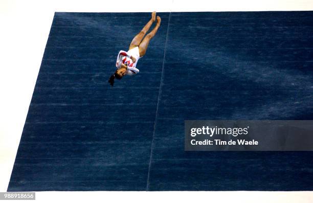 World Championships 2003 /Chaouch Soraya, Fra, Floor Exercise, Sol, Women Qualification, Qualifications Femmes Championat Du Monde Gymnastique,...