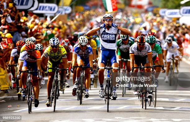 Tour De France, Stage 3, Sprint, Freire Oscar, Vainsteins Romans, Paolini Luca, Petacchi Alessandro, Joie, Vreugde, Celebration, Zabel Erik, Mc Ewen...