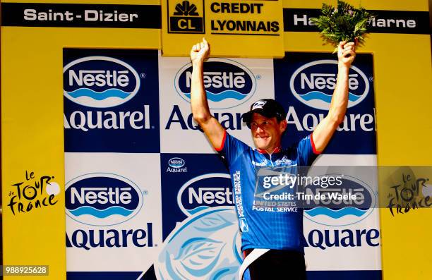 Tour De France, Stage 4, Armstrong Lance, Joie, Vreugde, Celebration, Joinville - Saint-Dizier /Ronde Van Frankrijk 2003 , 100 Ans, Jaar, Year,...