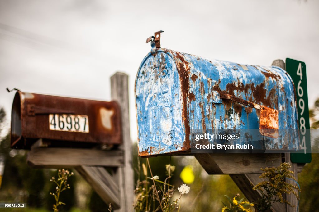 Rustic Mailboxes