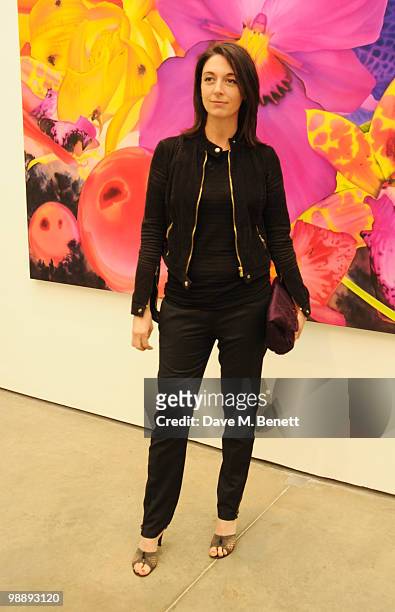 Mary McCartney attends the private view of 'Marc Quinn: Allanah, Buck, Catman, Chelsea, Michael, Pamela and Thomas', at the White Cube Gallery on May...
