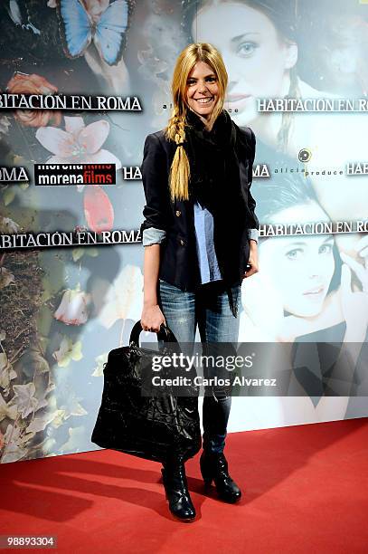 Actress Manuela Velasco attends "Habitacion en Roma" premiere at the Capitol cinema on May 6, 2010 in Madrid, Spain.