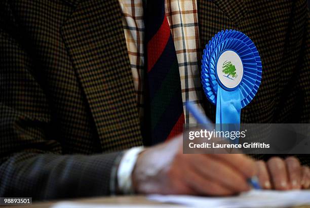 Votes are counted for The 2010 General Election in Ponds Forge International Hall in the Sheffield constituency of Liberal Democrat leader Nick...